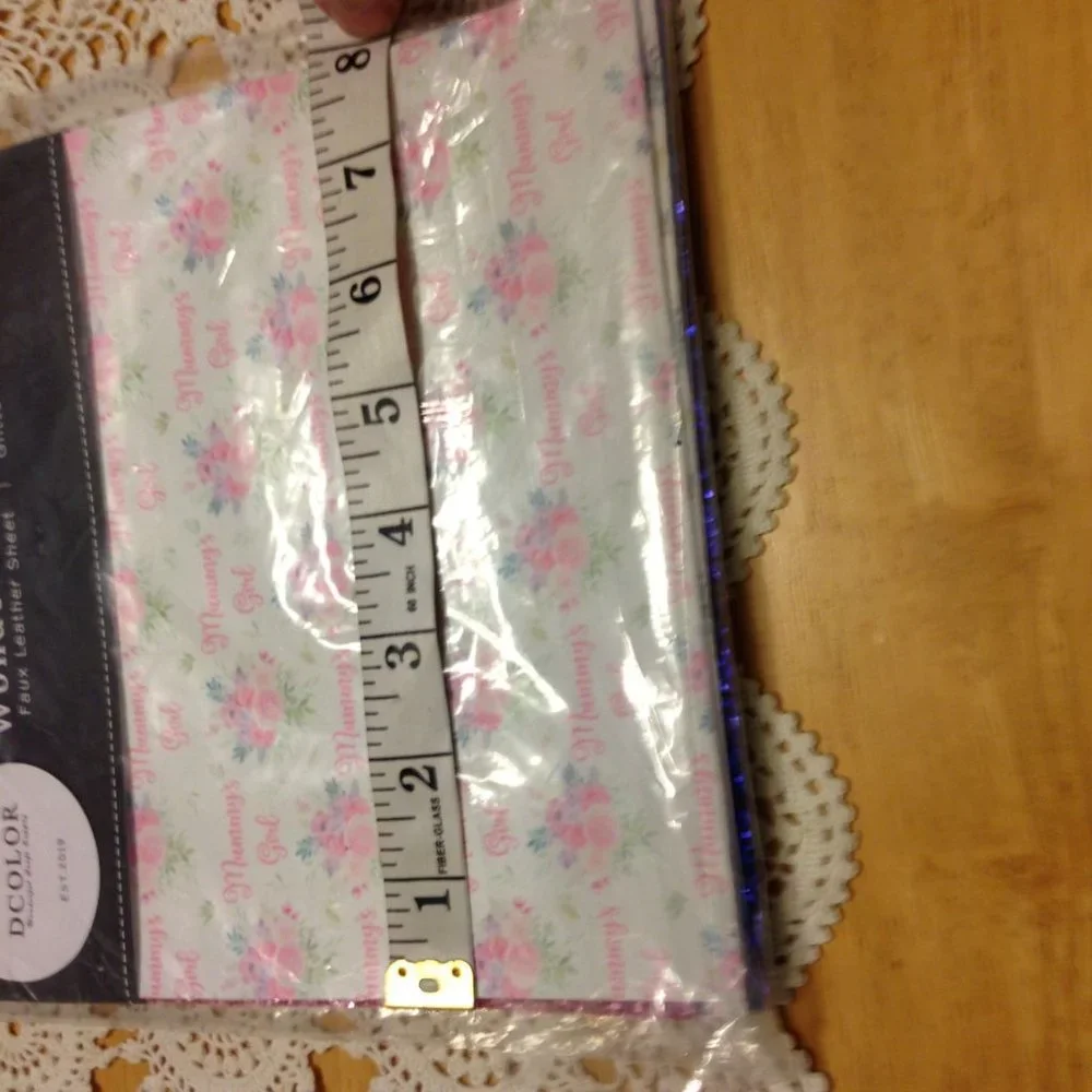 New pack of faux leather/glitter sheets